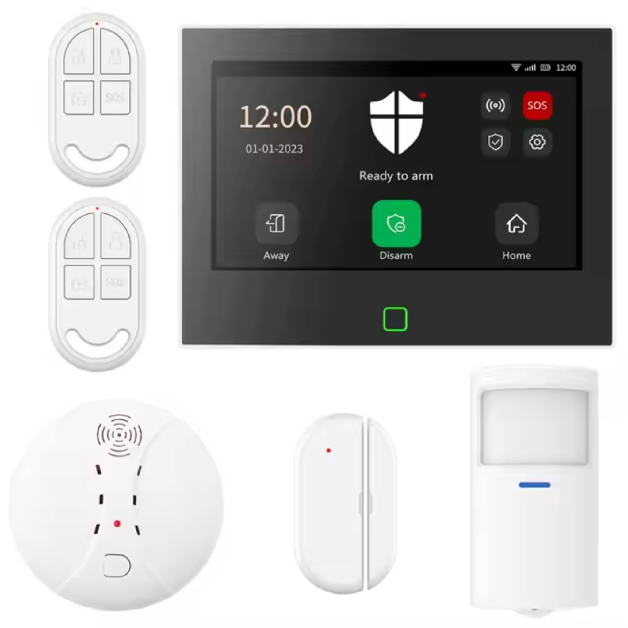 ShieldMatrix NovaGuard T7 Pro Alarm & Camera Kit